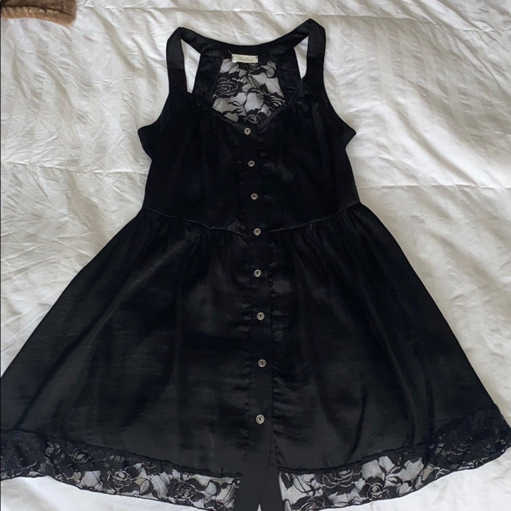 Honey punch black lace dress